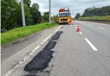 Via Dutra (BR-116) terá operação comboio e interdição de faixas, nesta semana