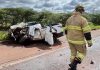 Acidente entre bitrem e picape mata motorista na BR-452/GO, em Rio Verde Acidente entre bitrem e picape mata motorista na BR-452/GO, em Rio Verde