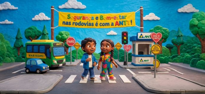 Crianças são alvo da ANTT Kids em ação que alia brincadeiras e aprendizado Crianças são alvo da ANTT Kids em ação que alia brincadeiras e aprendizado