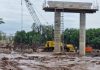 Nova ponte da PR-498 sobre o Rio Ivaí chega a 45% de execução no Paraná