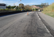 Rio-Santos recebe serviços de recuperação de pavimento em trechos distintos, nesta semana